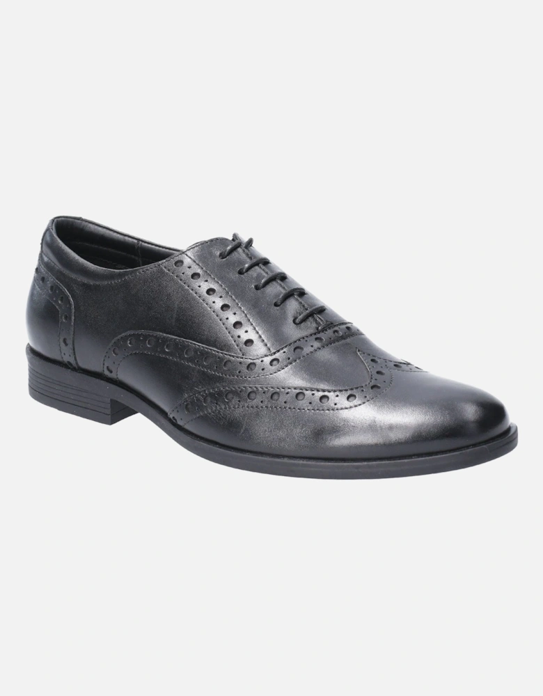 model Oaken Brogue Shoe Male in Black