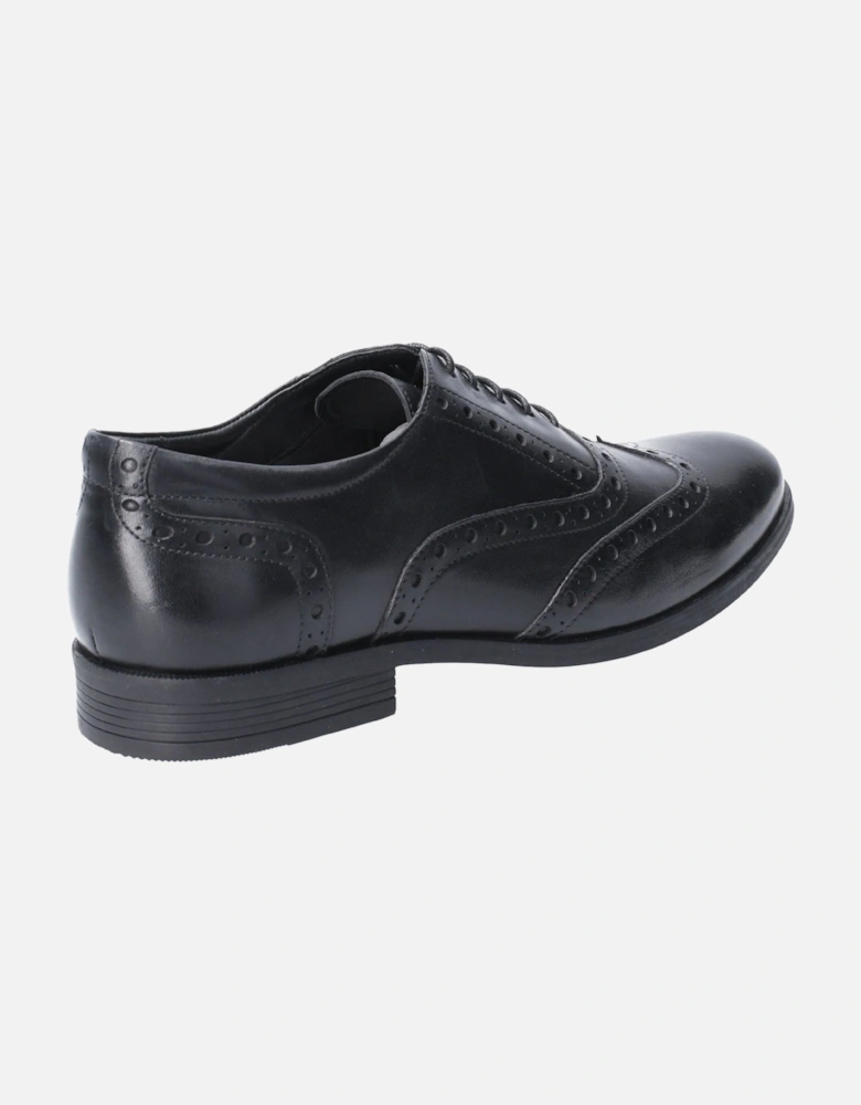 Oaken Leather Men's Black Brogues Shoes