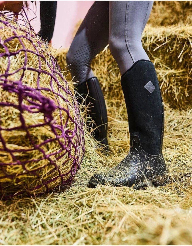 Muck Boots Derby Tall Rubber Black Wellington Boots