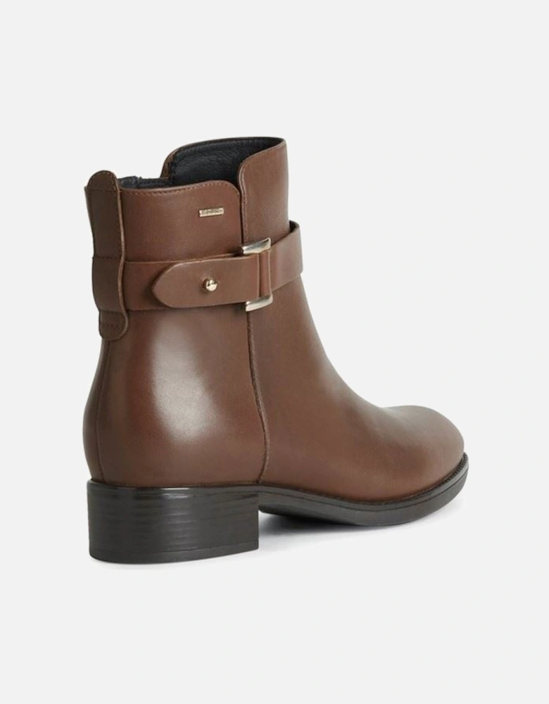 model Felicity Woman Ankle Boot Female in Brown