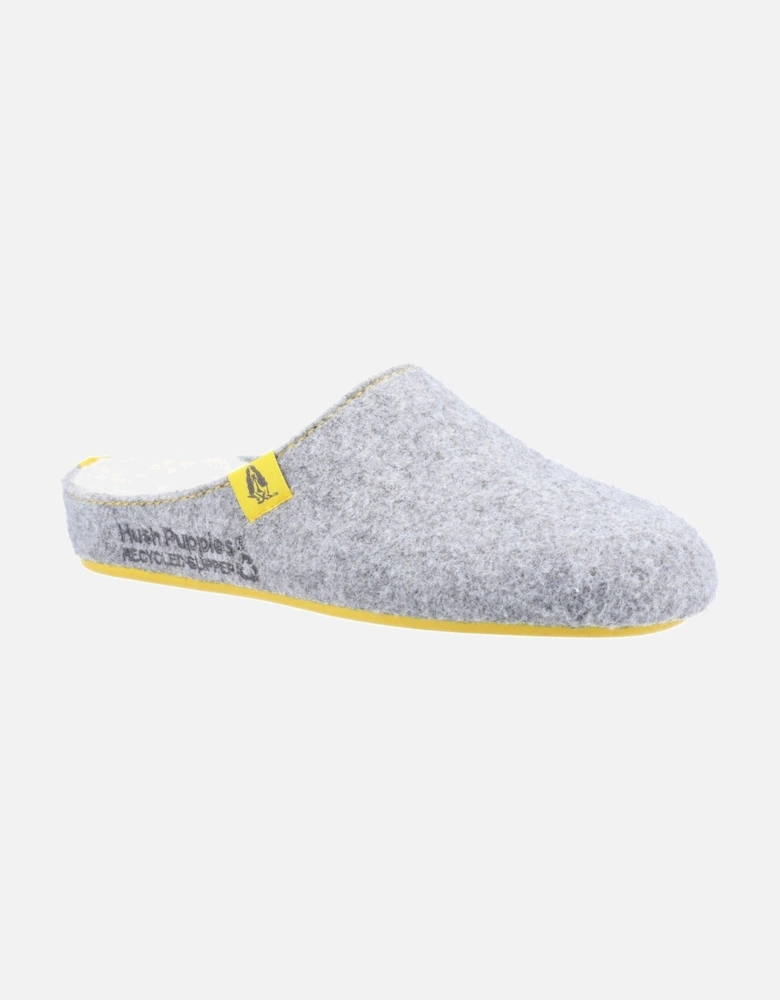 The Good 90% Recycled RPET Polyester Women's Grey Slippers