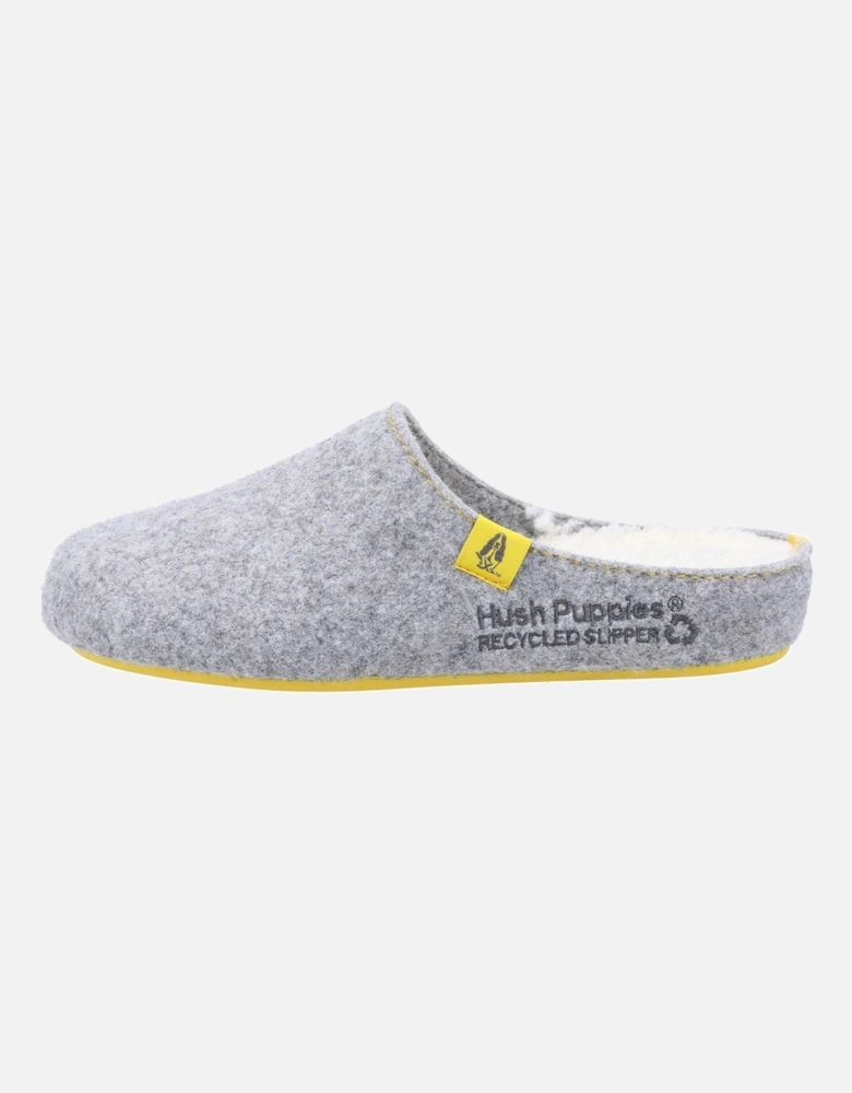 The Good 90% Recycled RPET Polyester Women's Grey Slippers