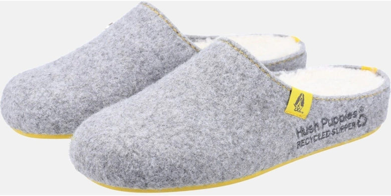 The Good 90% Recycled RPET Polyester Women's Grey Slippers