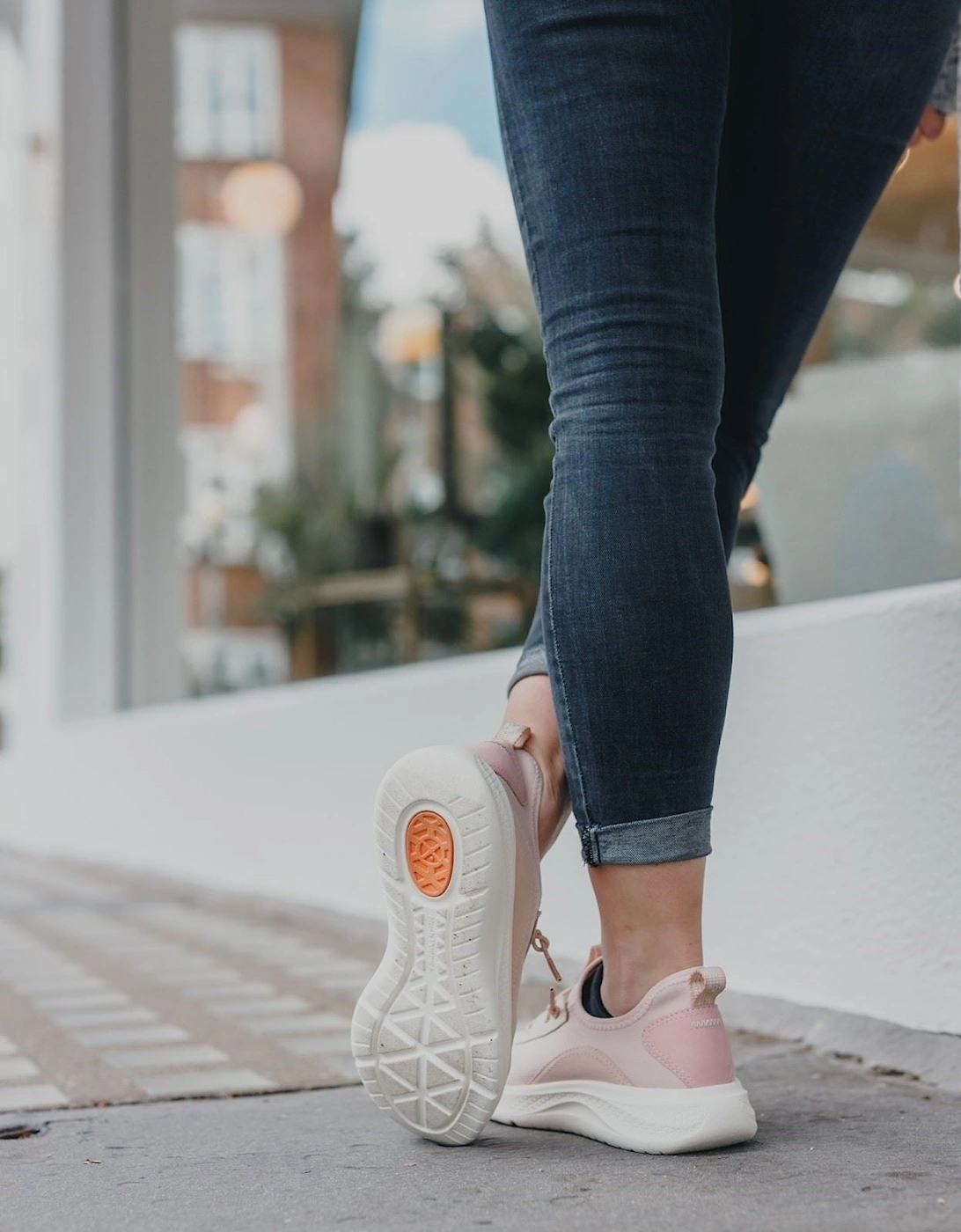 Elevate Leather Women's Pink Trainers