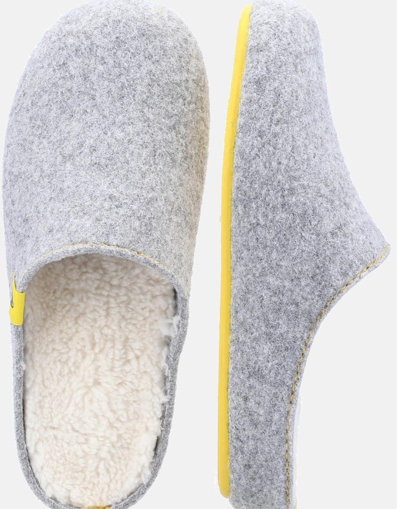 The Good 90% Recycled RPET Polyester Women's Grey Slippers