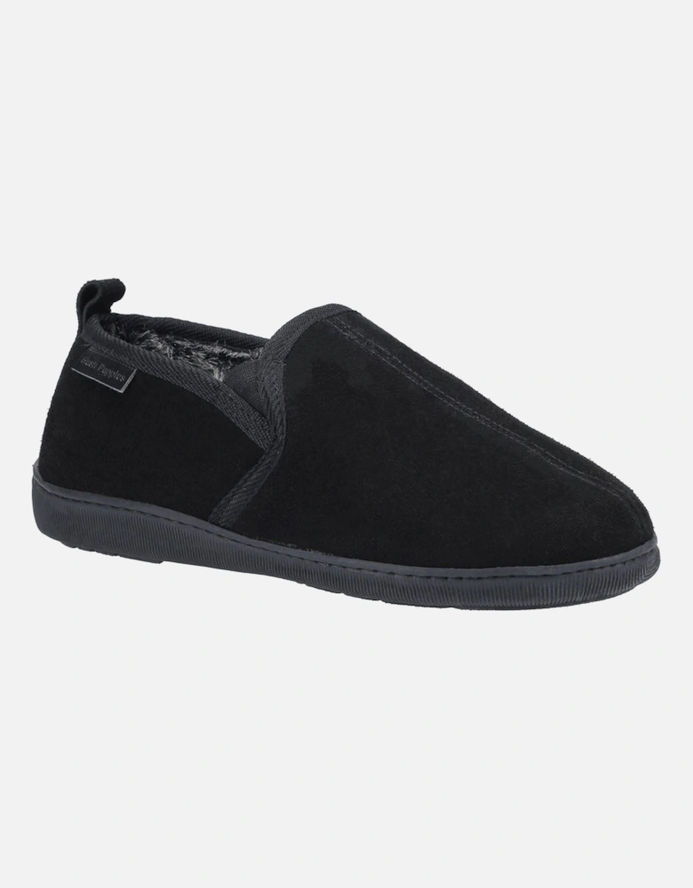 Arnold Suede Men's Black Slippers