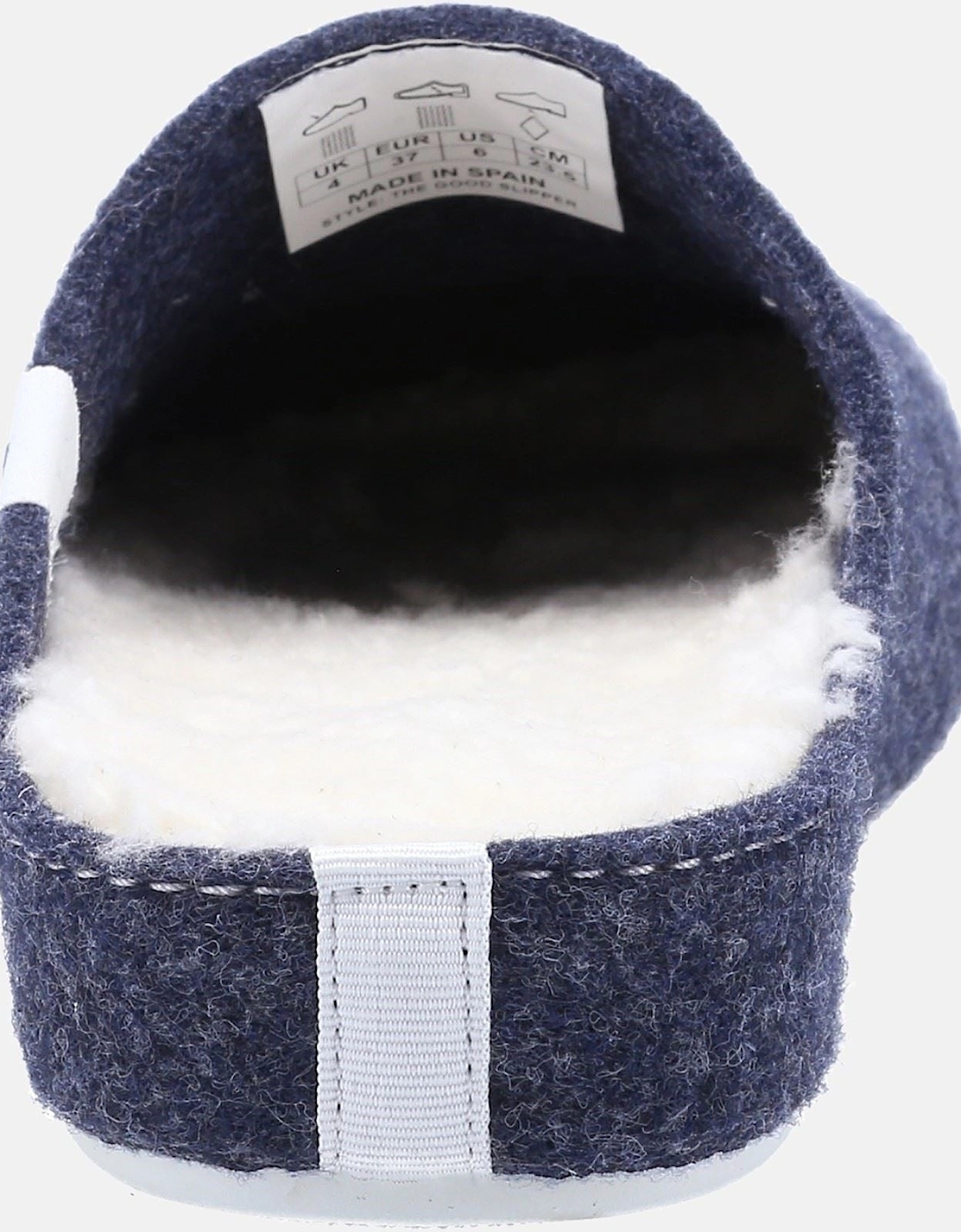 The Good 90% Recycled RPET Polyester Women's Navy Slippers