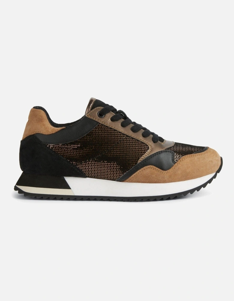 Doralea Leather Women's Bronze/Toffee Trainers