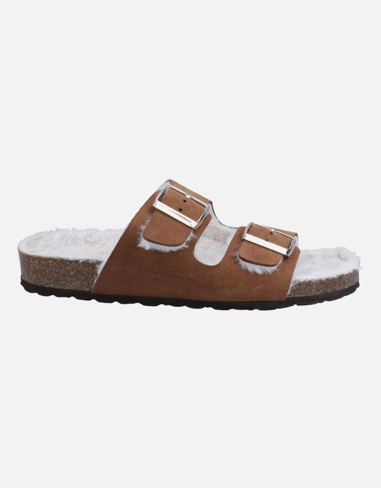 model Jessie Mule Slipper Female in Tan