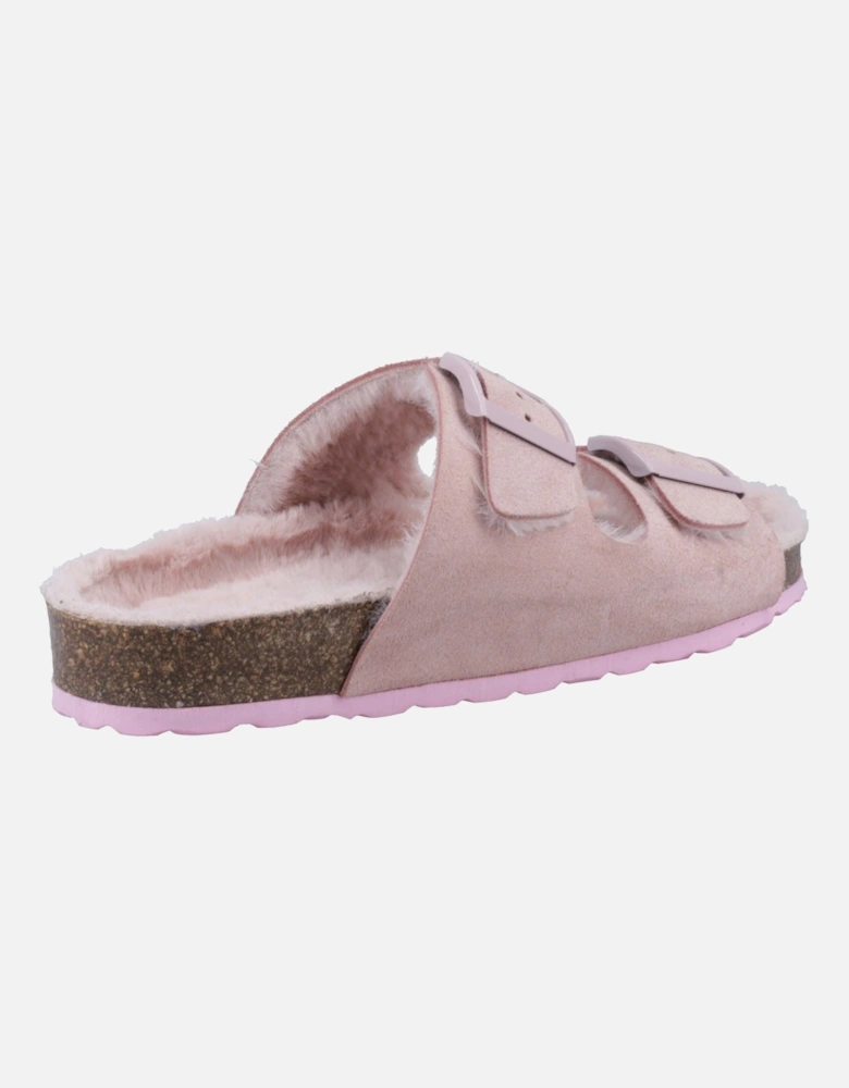 Jessie Leather Women's Blush Slippers