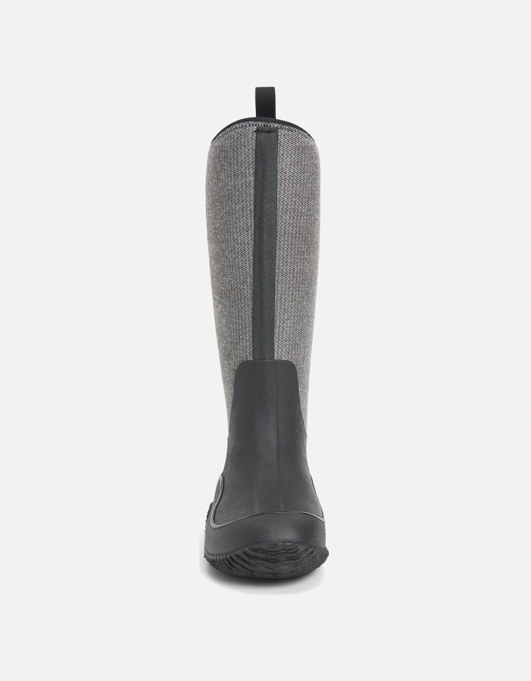 Muck Boots model Hale Wellingtons Female in Black W/ Fuzzy Herringbone