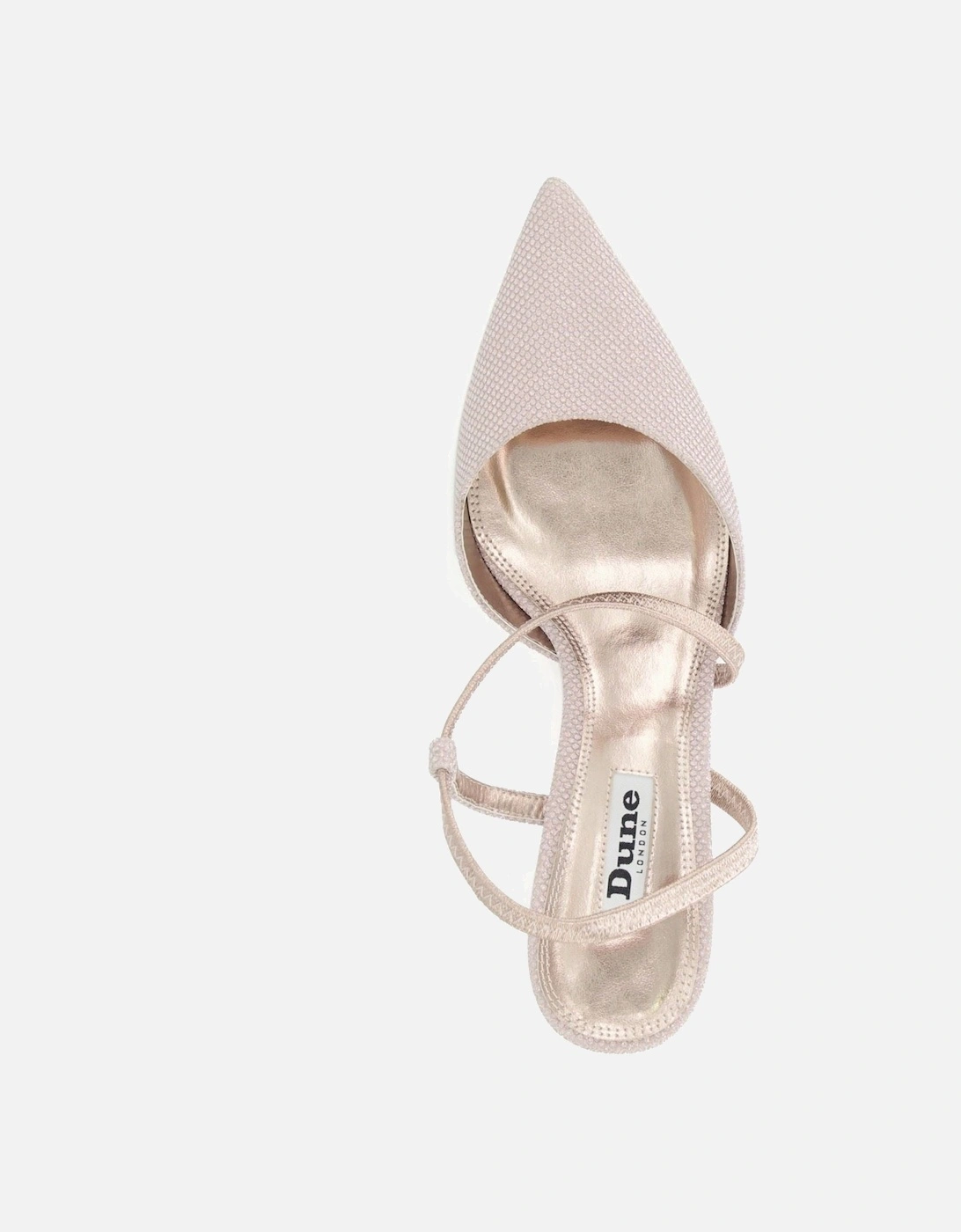 Dune Citrus Synthetic Women's Rose Gold Heels