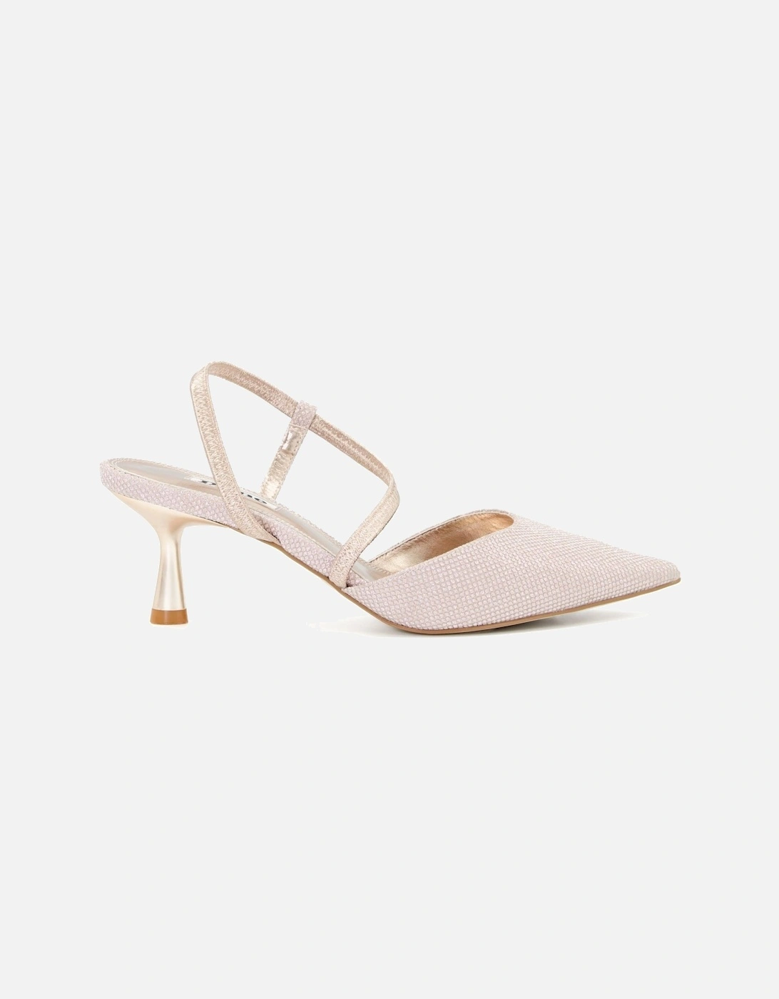 Dune Citrus Synthetic Women's Rose Gold Heels