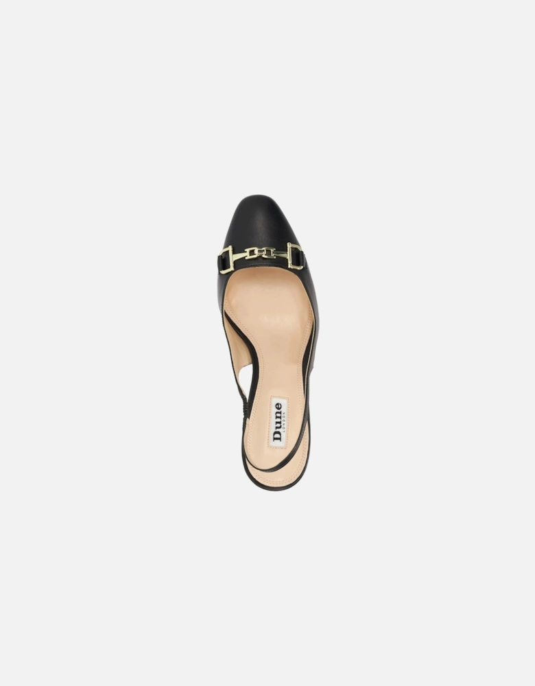 Dune model Detailed Court Shoes Female in Black