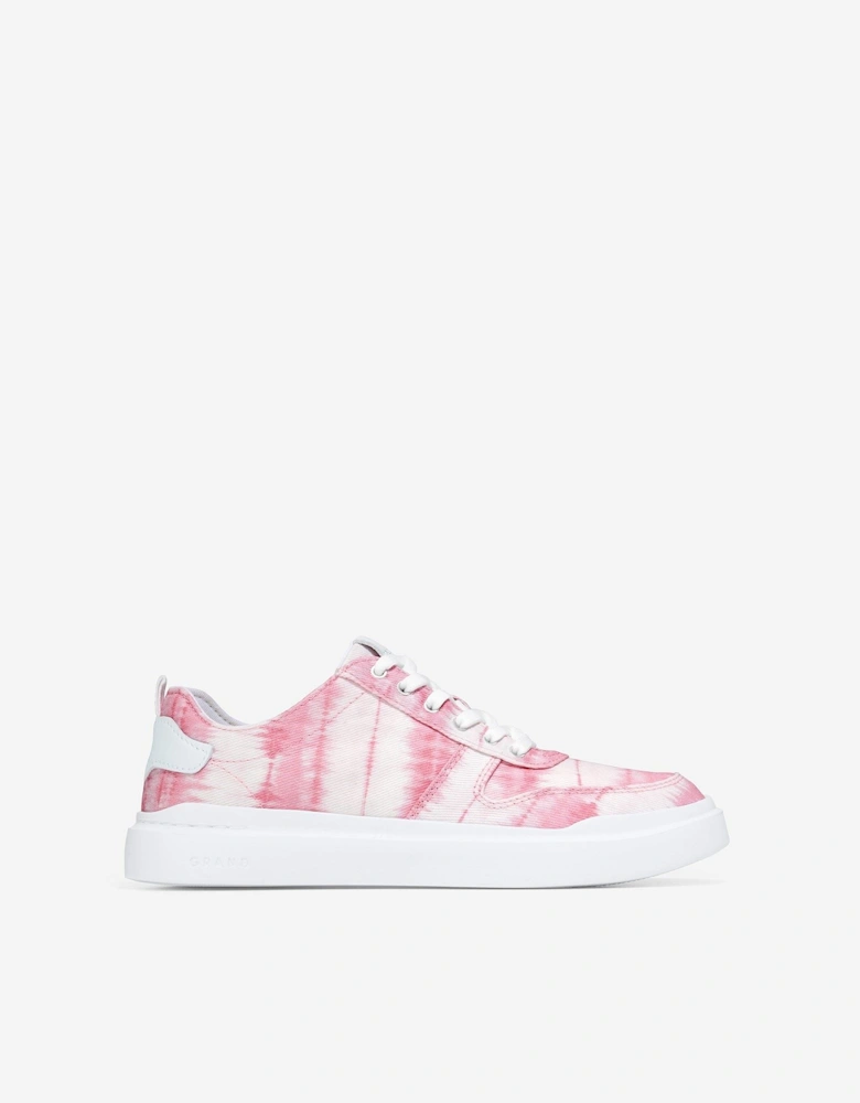 GrandPro Rally Canvas 100% Cotton Women's Pink Ikat Print/Optic White Trainers