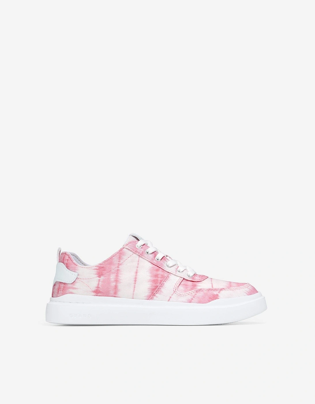 GrandPro Rally Canvas 100% Cotton Women's Pink Ikat Print/Optic White Trainers