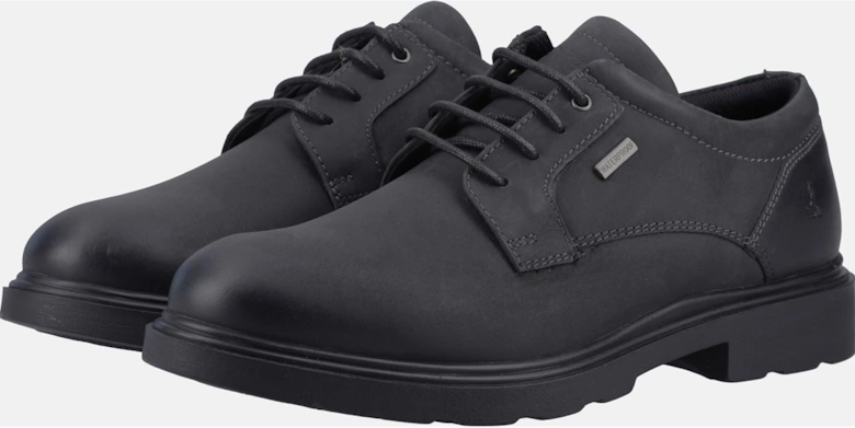 Pearce Leather Men's Black Lace-Up Shoes