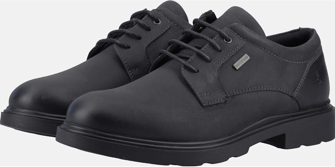 Pearce Leather Men's Black Lace-Up Shoes