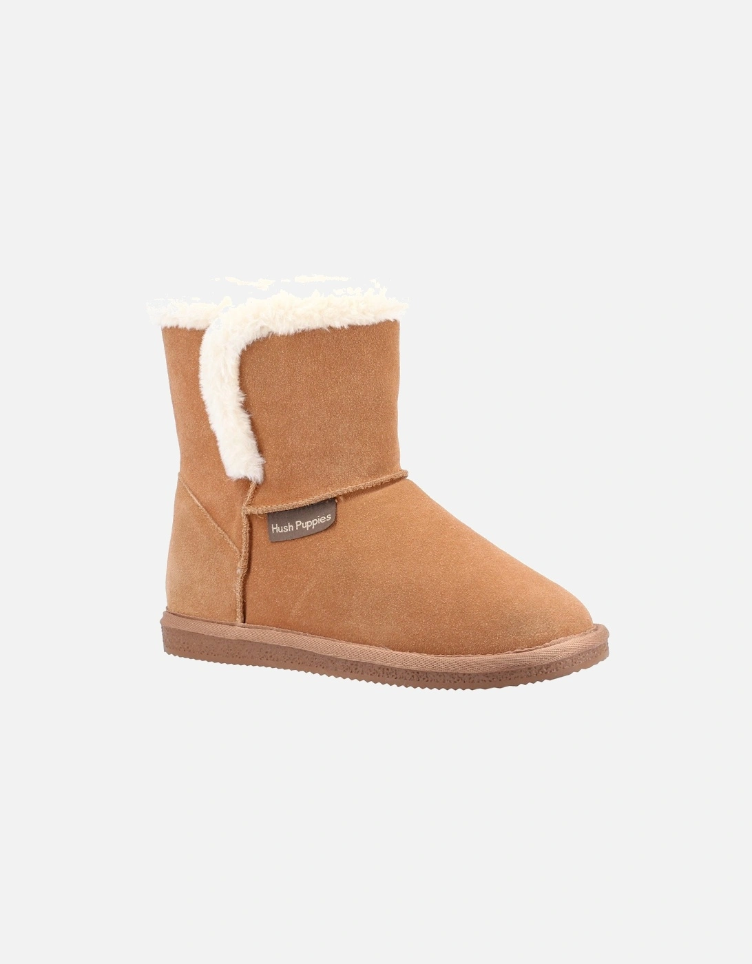 Hush Puppies Women's Hush Puppies Women's Ashleigh Slipper Bootie in Tan - Brown