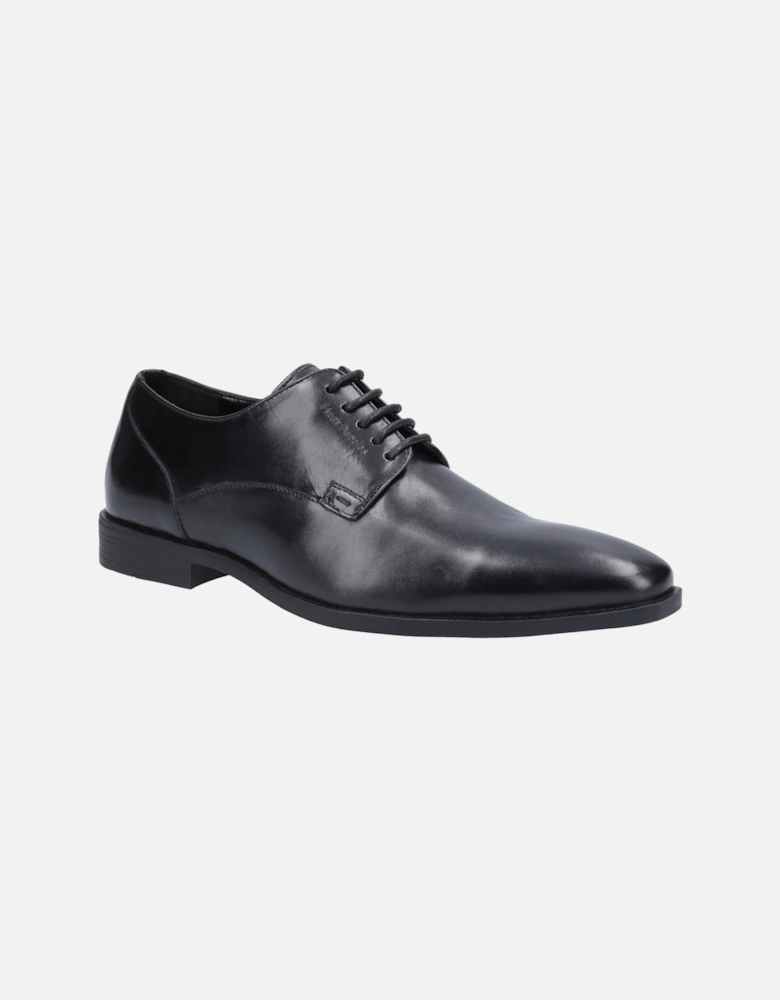 Ezra Leather Men's Black Lace-Up Shoes