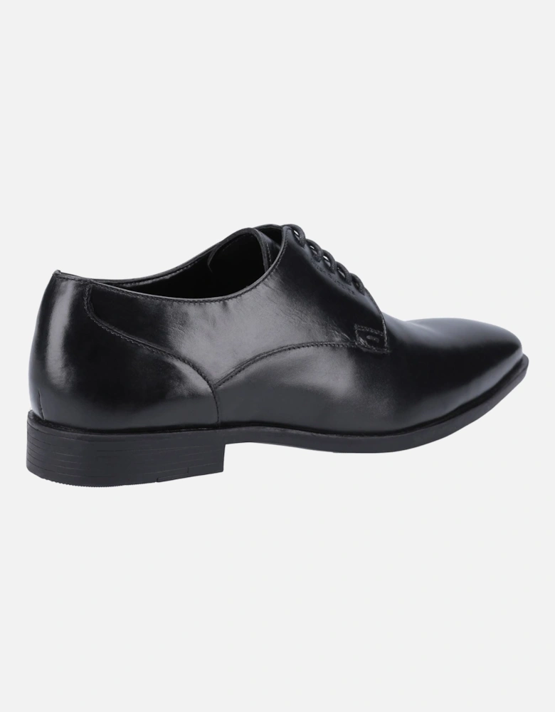 Ezra Leather Men's Black Lace-Up Shoes