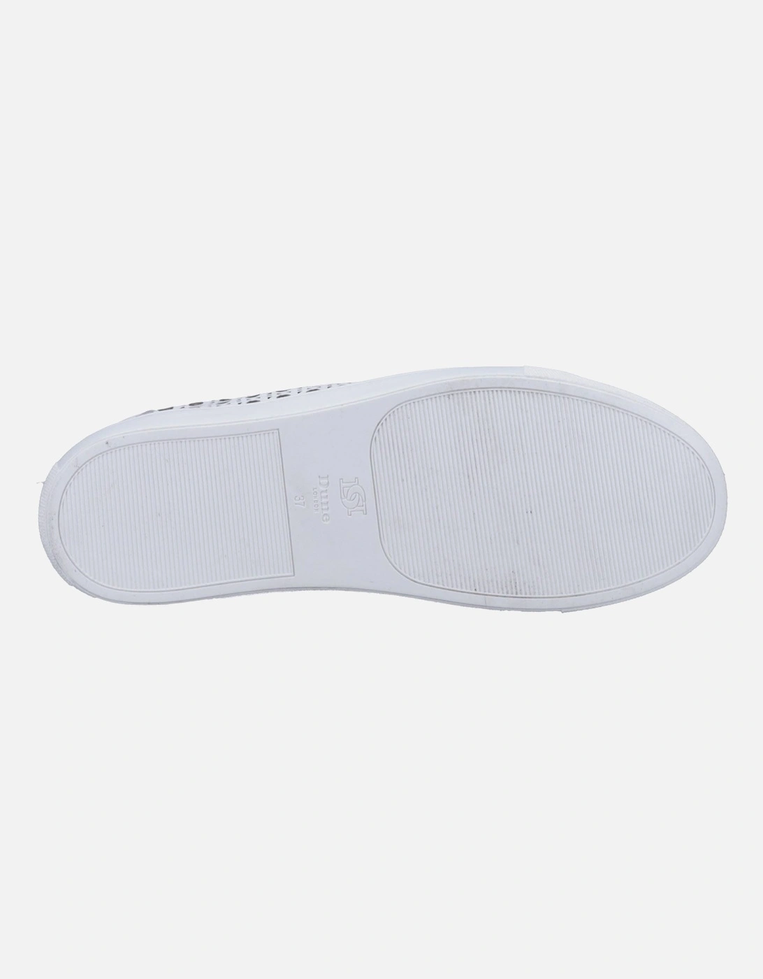 Dune Ease Leather Women's White Trainers