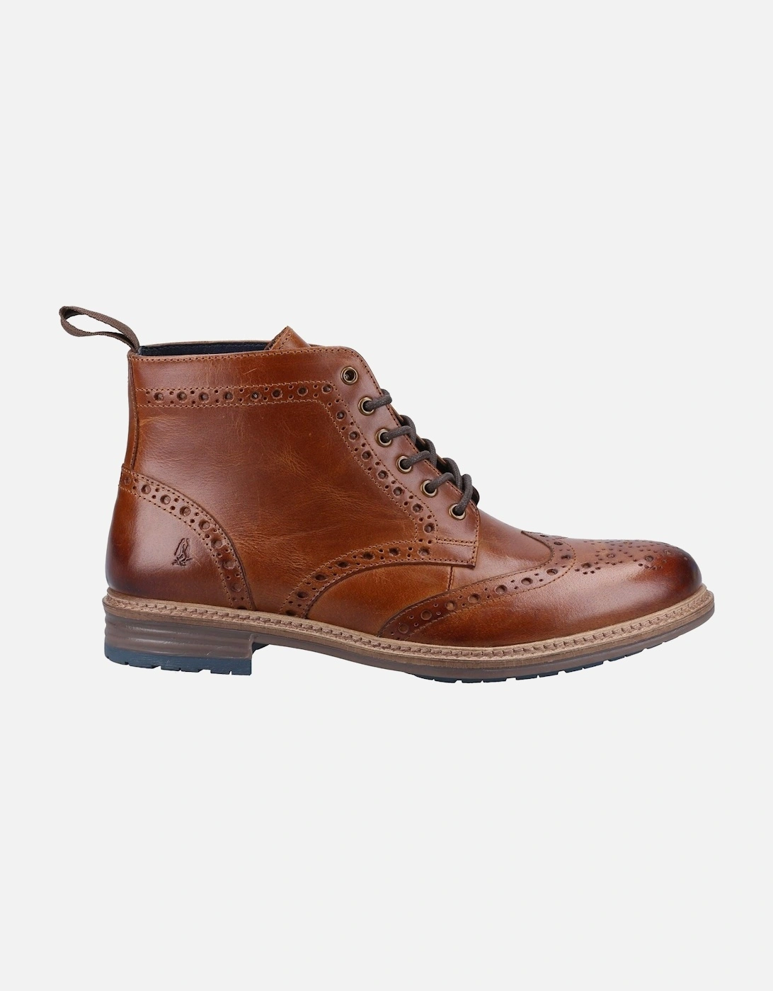 model Joshua Brogue Boot Male in Tan