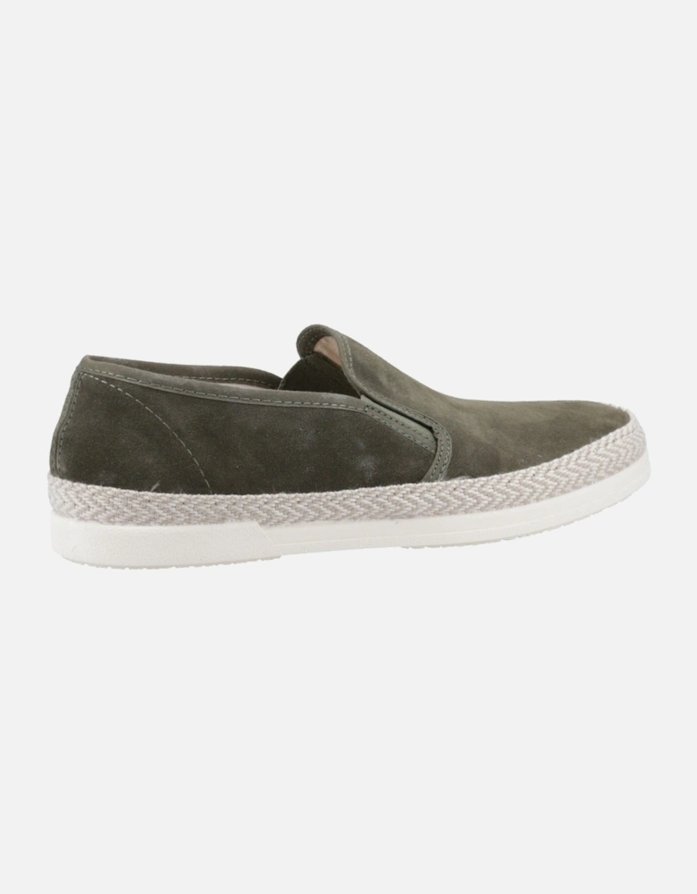 Dune Francisco Suede Men's Khaki Trainers