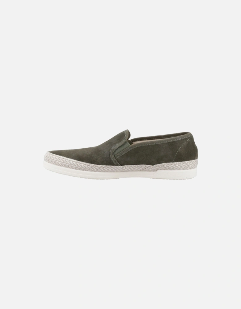 Dune Francisco Suede Men's Khaki Trainers