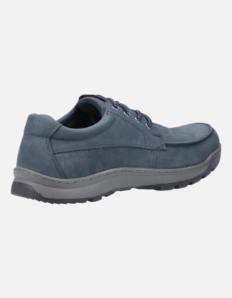 model Tucker Lace Shoe Male in Navy Nubuck