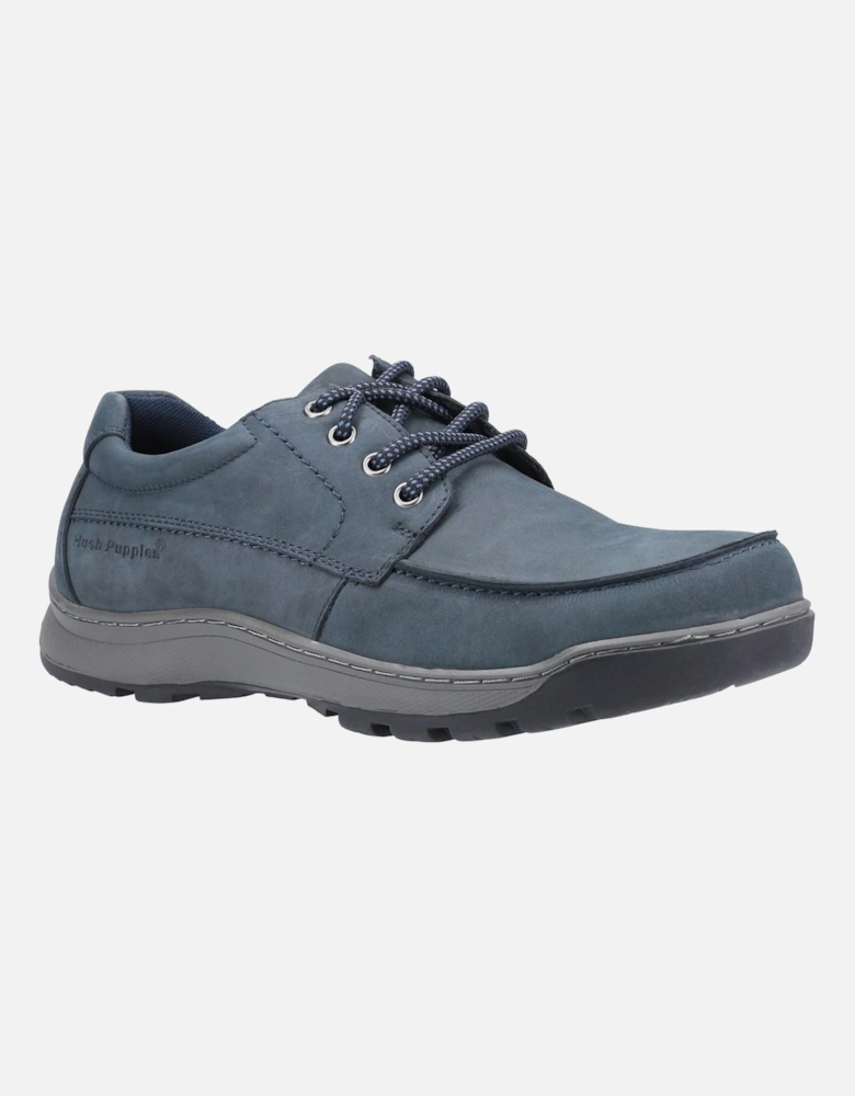 model Tucker Lace Shoe Male in Navy Nubuck