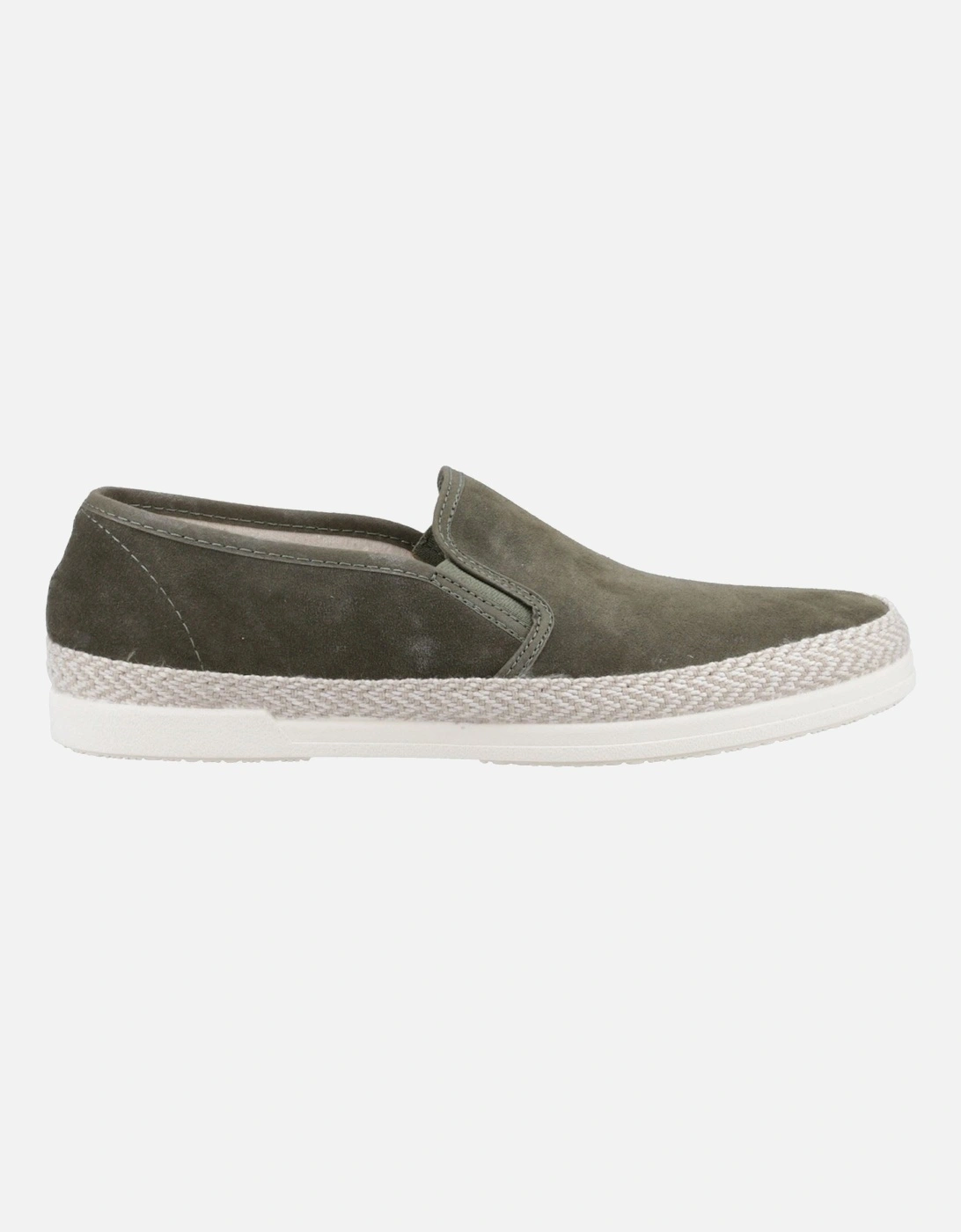 Dune Francisco Suede Men's Khaki Trainers