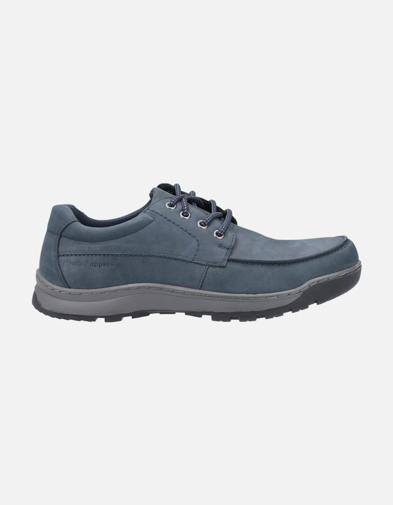 model Tucker Lace Shoe Male in Navy Nubuck