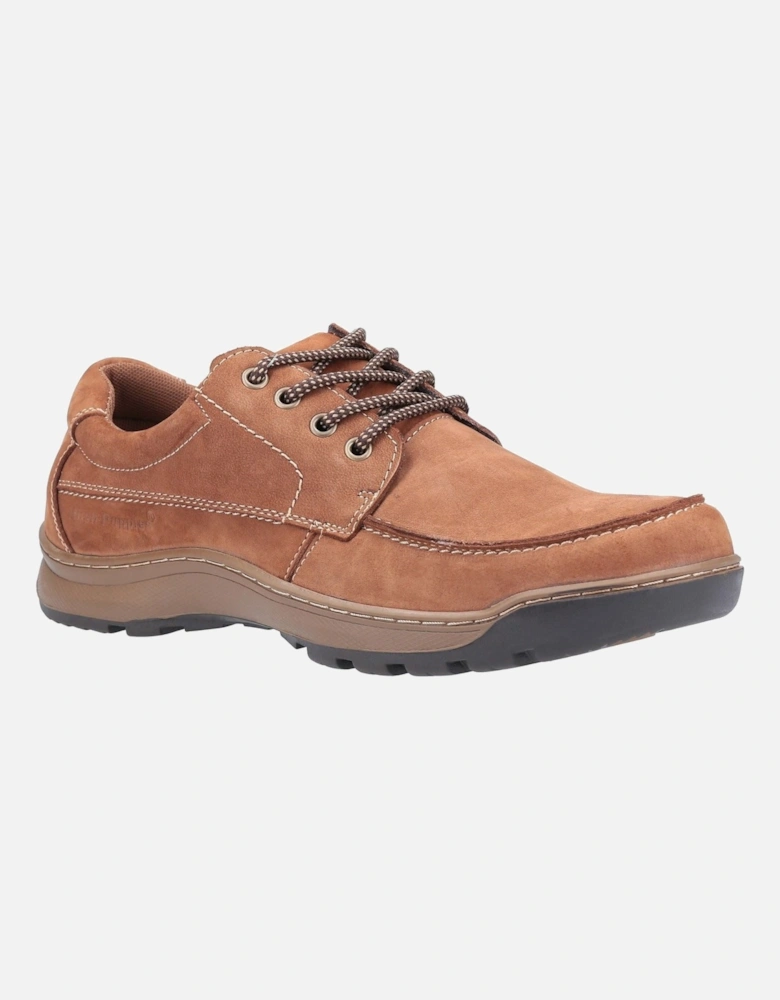 model Tucker Lace Shoe Male in Tan Nubuck