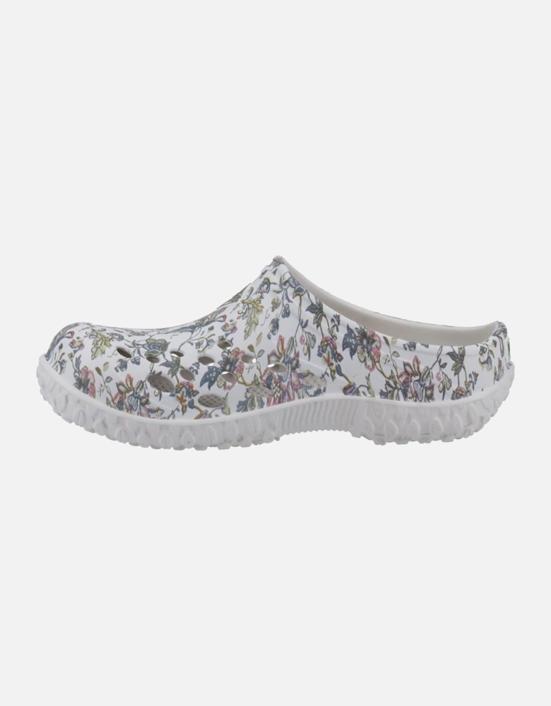 Muck Boots Muckster Lite Synthetic Light Grey/Floral Print Clogs