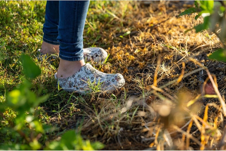 Muck Boots Muckster Lite Synthetic Light Grey/Floral Print Clogs