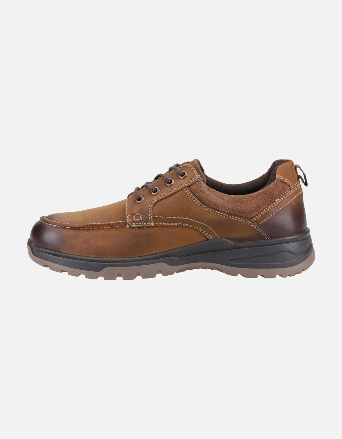 Percy Leather Men's Tan Lace-Up Shoes