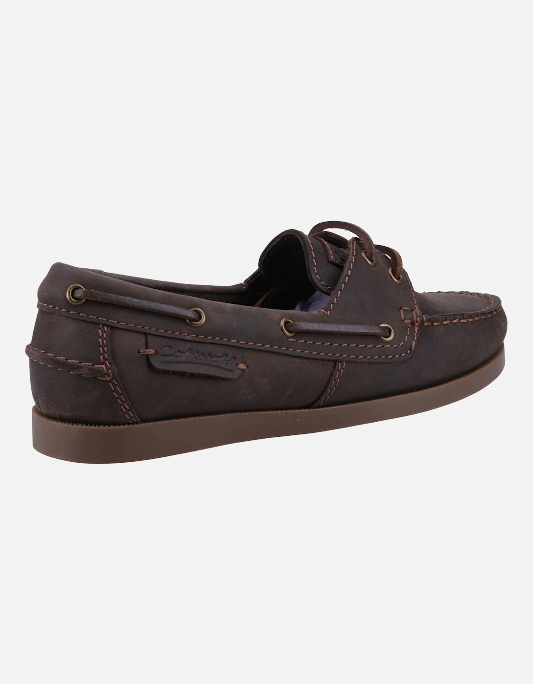 Bartrim Leather Men's Brown Boat Shoes