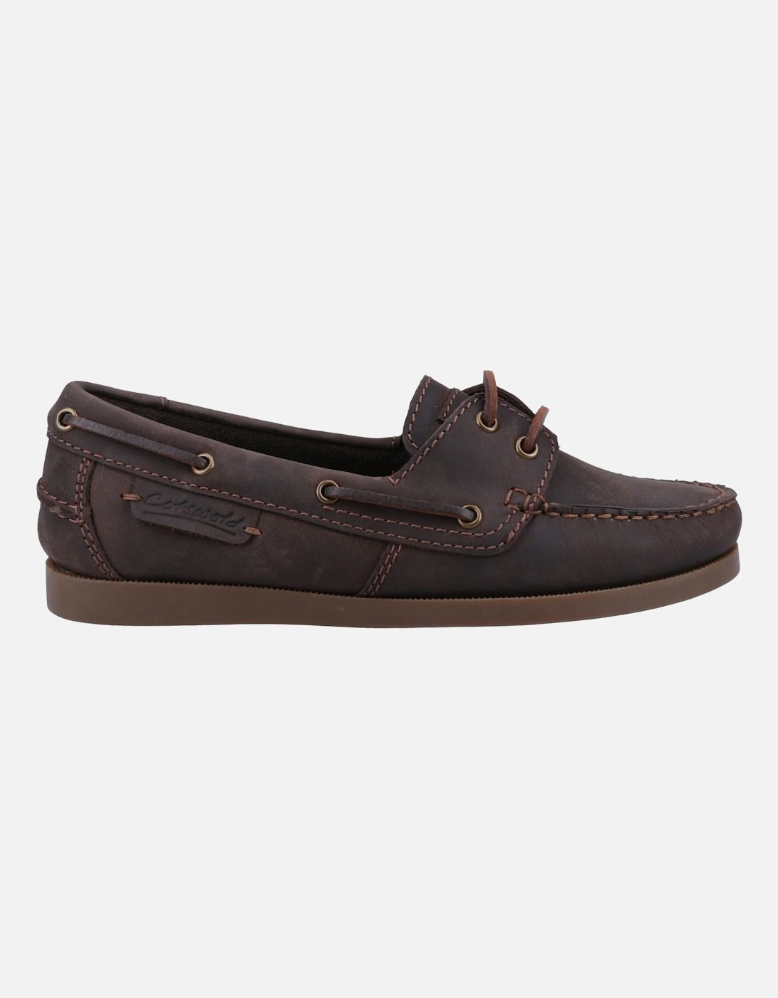 Bartrim Leather Men's Brown Boat Shoes