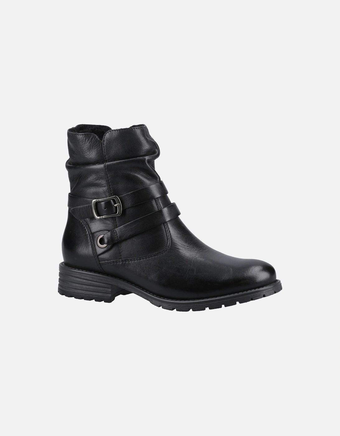 model Piper Ankle Boots Female in Black, 6 of 5