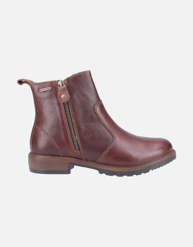 Ashwicke Grain Leather Women's Brown Boots