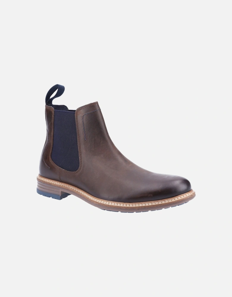 Justin Chelsea Leather Men's Brown Boots