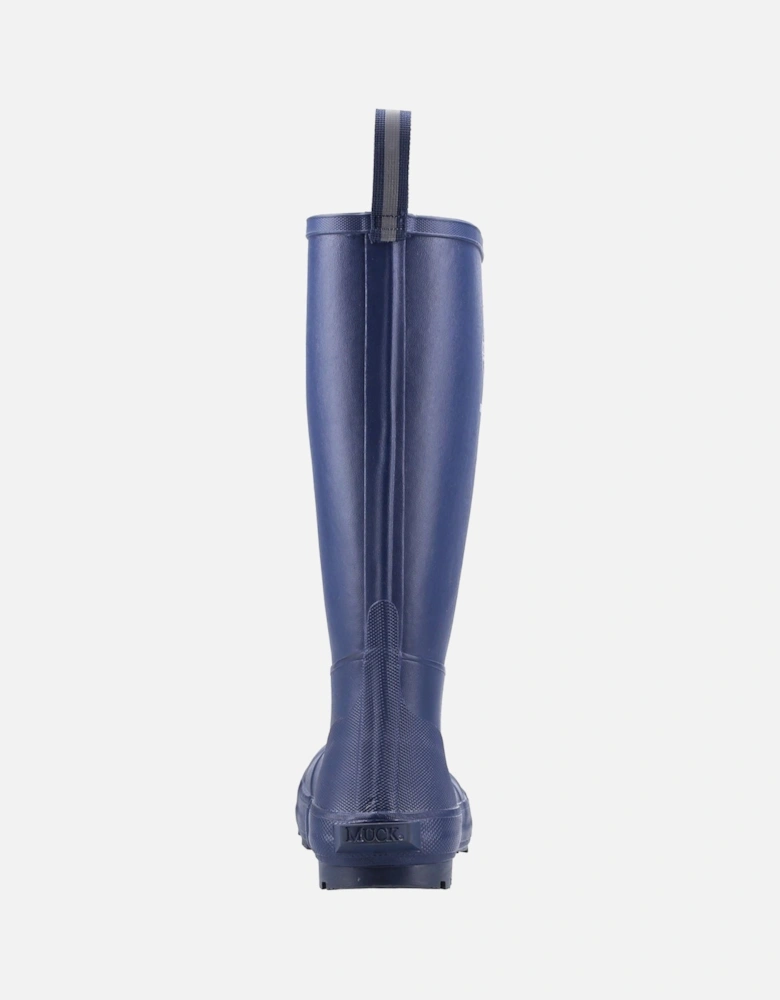 Muck Boots Mudder Tall Rubber Navy Wellington Boots