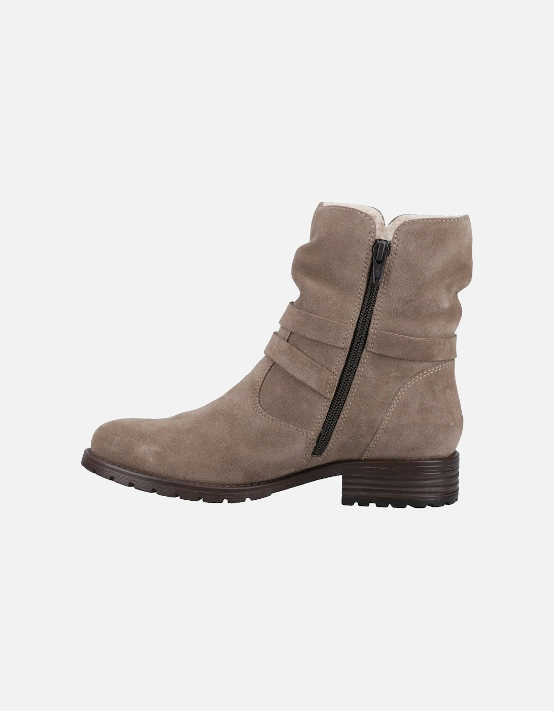 model Piper Ankle Boots Female in Taupe