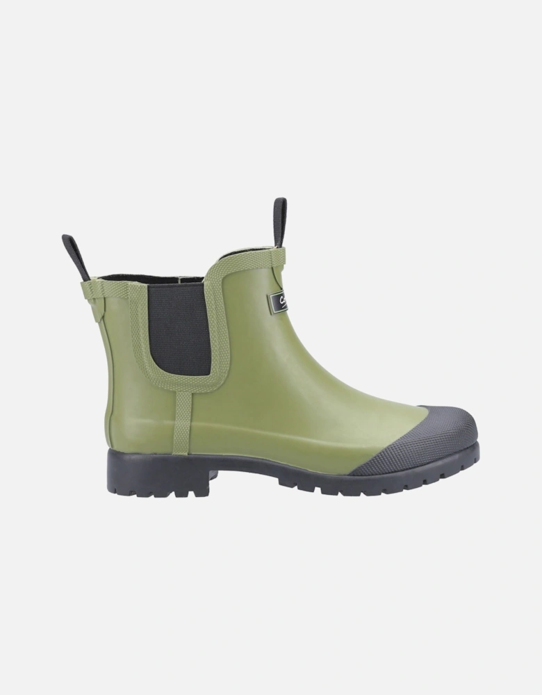 model Blenheim Waterproof Ankle Boot Female in Green