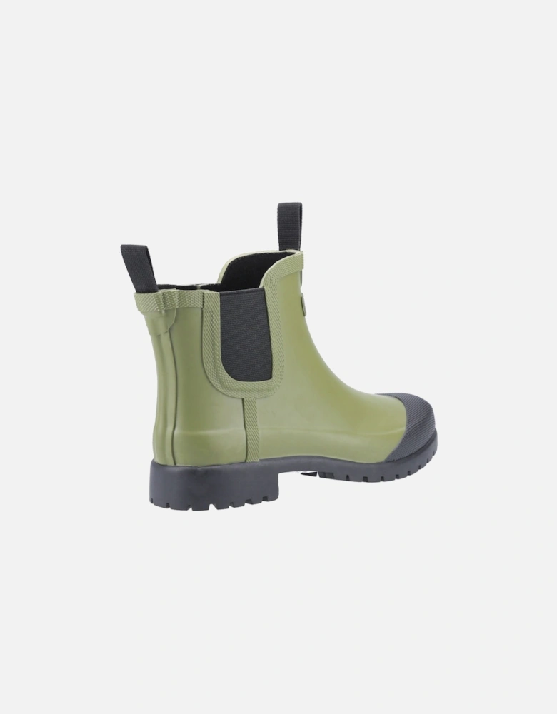 model Blenheim Waterproof Ankle Boot Female in Green