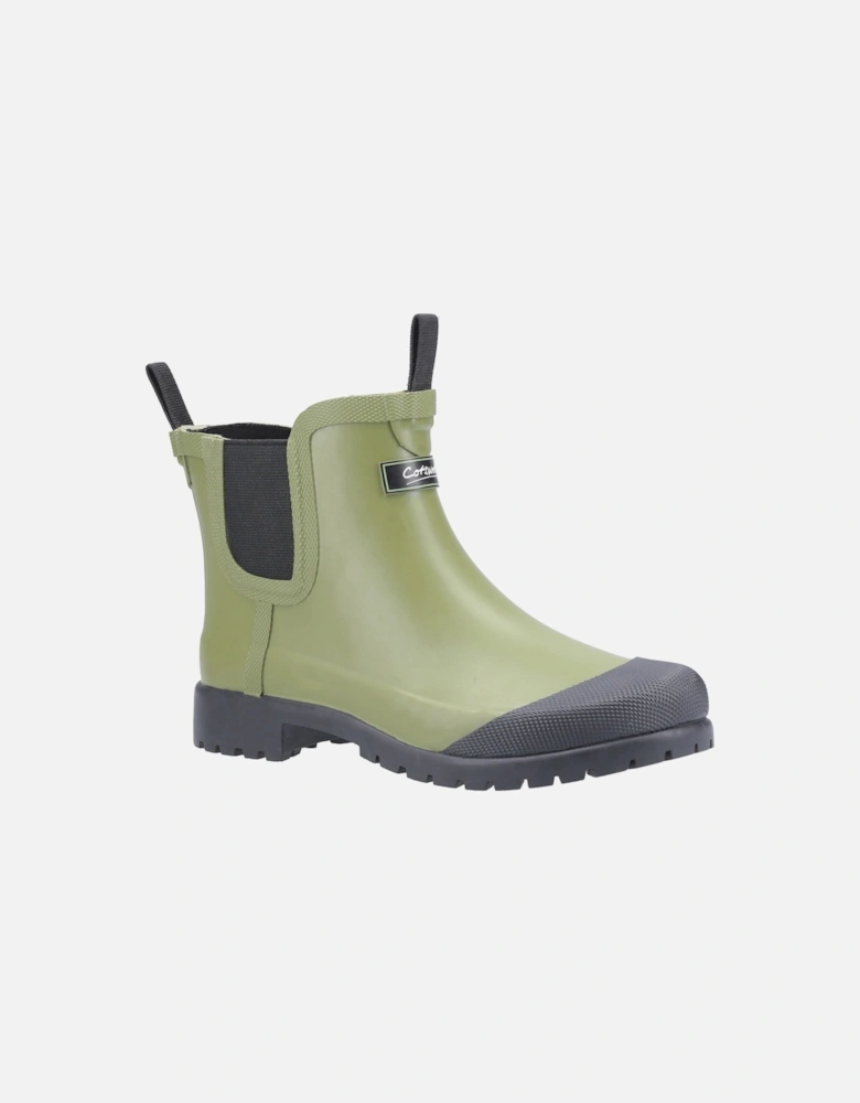 model Blenheim Waterproof Ankle Boot Female in Green