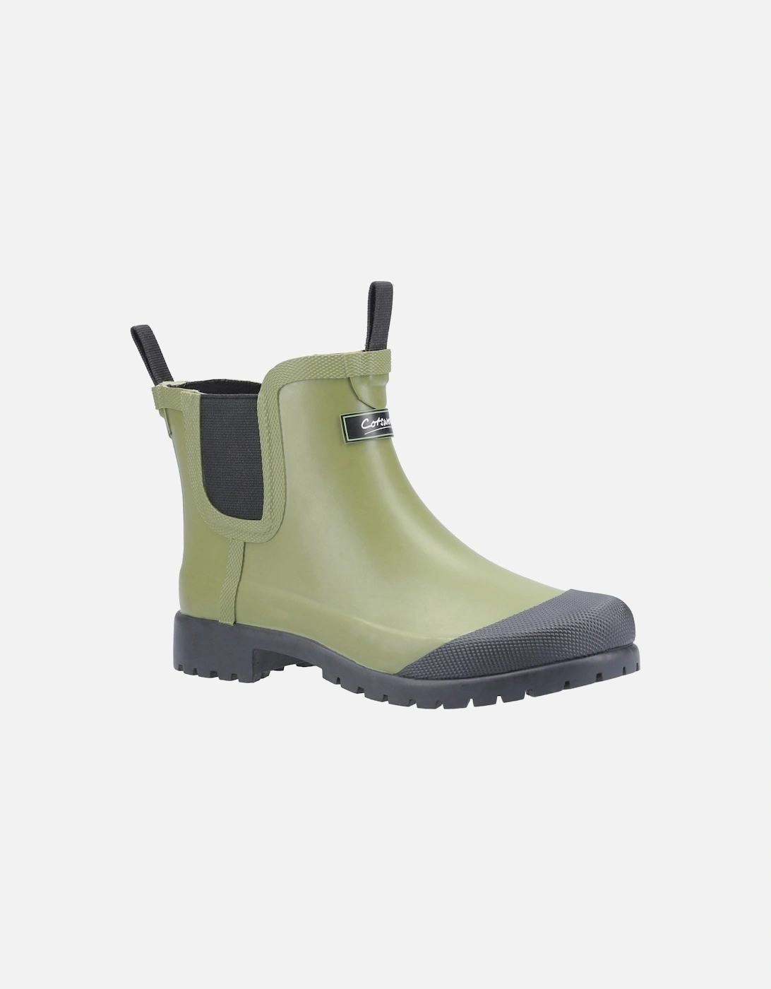 model Blenheim Waterproof Ankle Boot Female in Green, 10 of 9