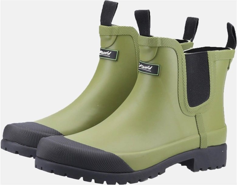 model Blenheim Waterproof Ankle Boot Female in Green