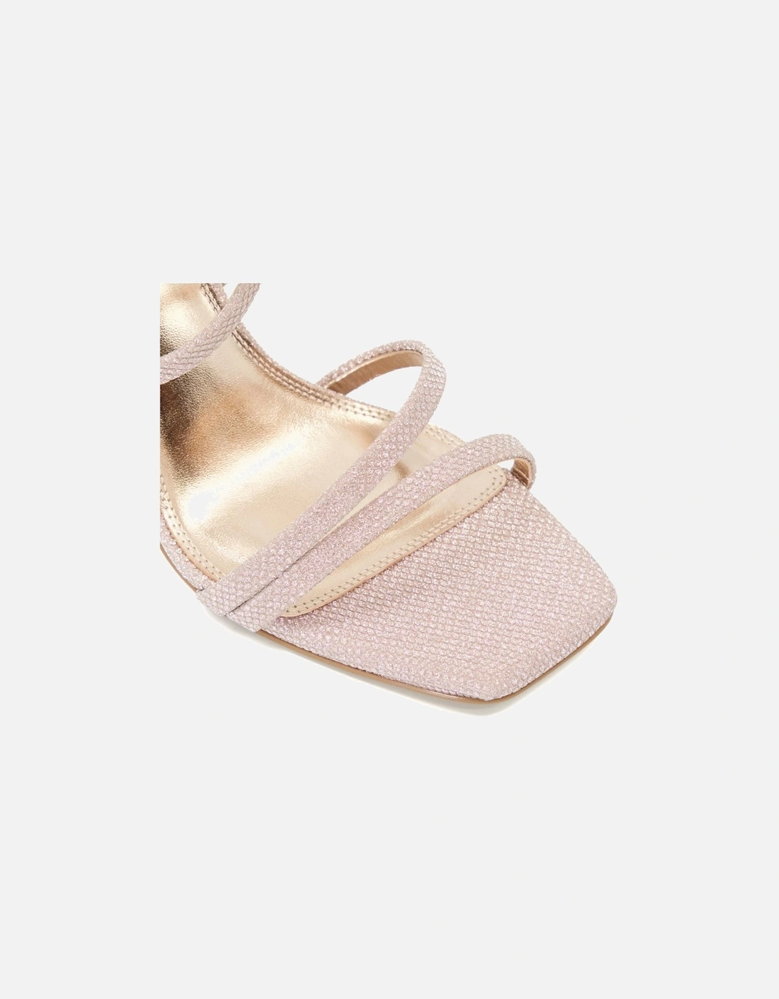 Dune Musical Synthetic Women's Rose Gold Heels